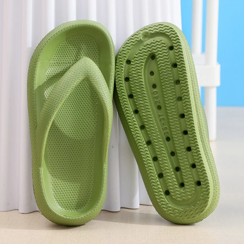 Men'S Shoes With Toes - Нескользящие шлепанцы на платформе для женщин,