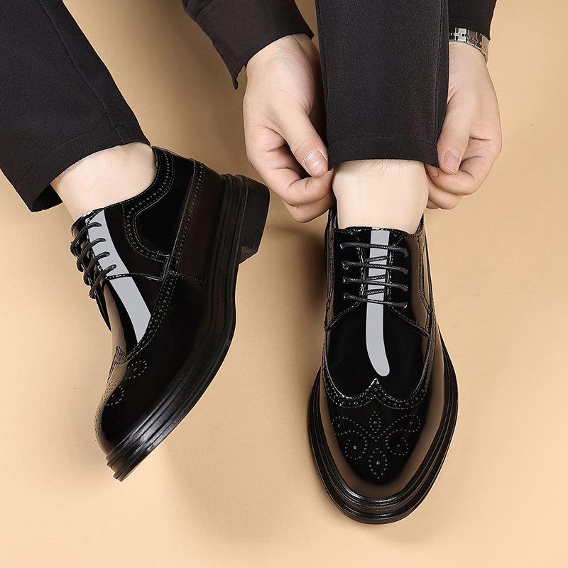 Мужские лакированные туфли-бро – обзор и цена Men Shoes For Wedding
