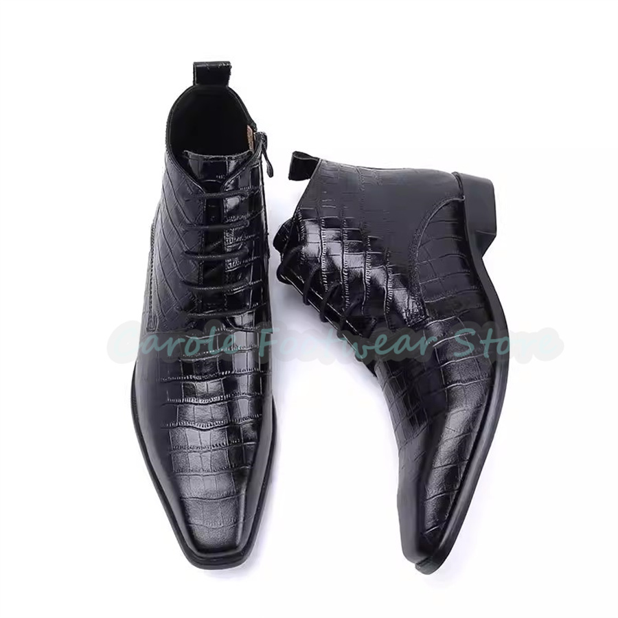 Модные мужские ботинки из нату – обзор и цена Men Shoes For Wedding