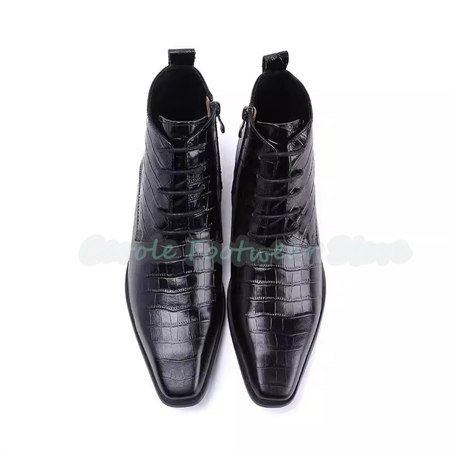 Модные мужские ботинки из нату – обзор и цена Men Shoes For Wedding
