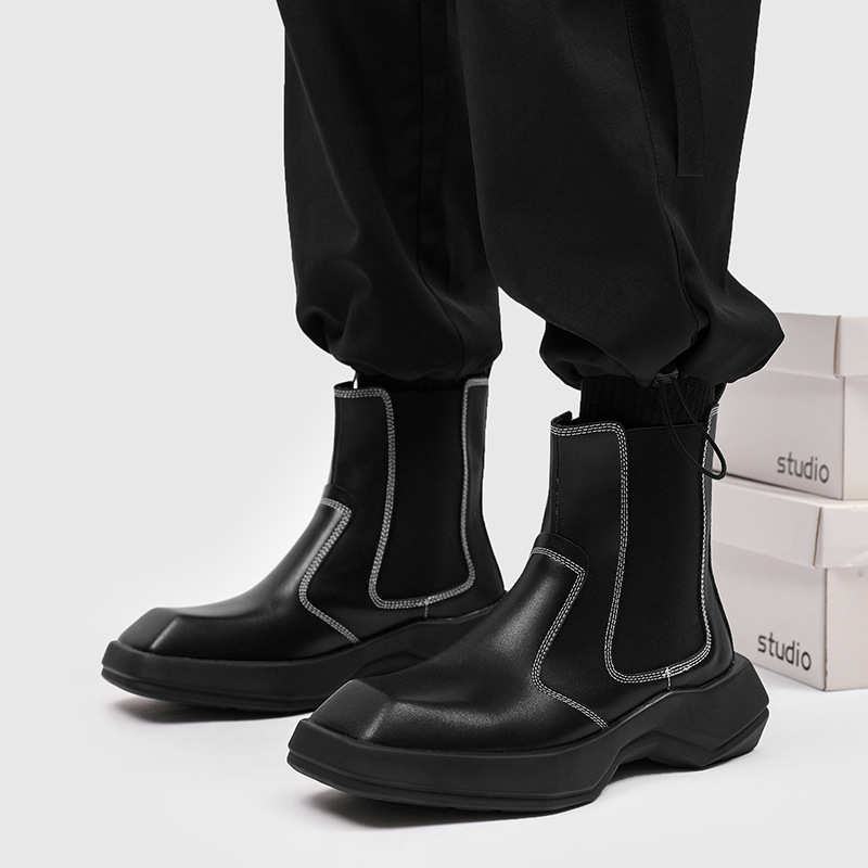 Мужские модные ботинки челси,  – обзор и цена Men Shoes White Colour