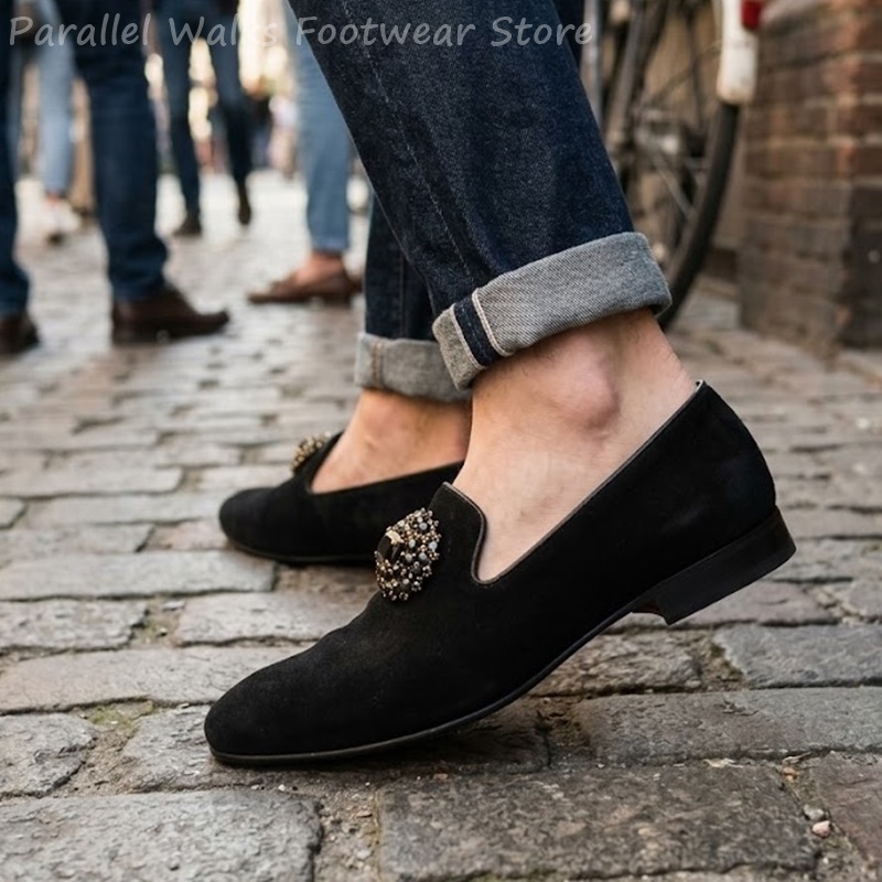 Мужские замшевые лоферы с укра – обзор и цена Men Shoes For Wedding