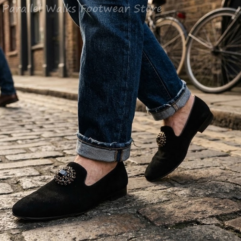 Мужские замшевые лоферы с укра – обзор и цена Men Shoes For Wedding