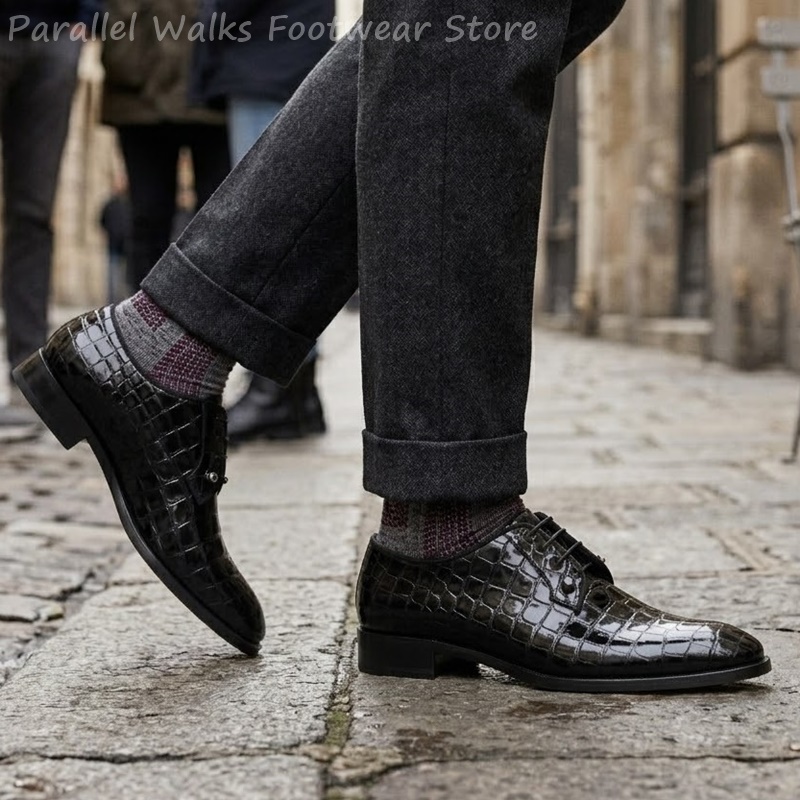 Мужские оксфорды из лакированн – обзор и цена Men Shoes For Wedding