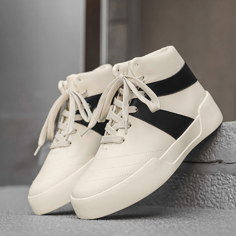 Модные легкие высокие белые ту – обзор и цена Men Shoes White Colour