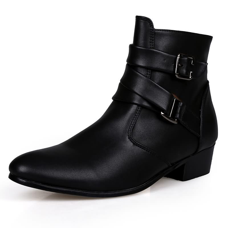 Роскошные мужские ботинки Кожа – обзор и цена Men Shoes White Colour